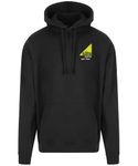 Gas Safe Classic Hoodie Embroidered Personalised Workwear Top Customise hooded (XL, Black)