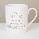 This Mum is being promoted to Grandma Bone China Mug Pregnancy Announcement