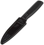 Mercer Culinary Non-Stick Paring Knife with ABS Sheath, 4-Inch, Black