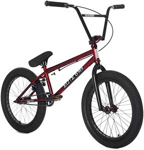 Elite BMX 18", 20" & 26" Model Freestyle Bike - 3 Piece Crank (20", Red Carnage)