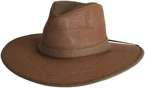 Henschel Hats Aussie Breezer Grande Hat - Extra Wide-Brim Sun Hat for Men | Perfect Men's Summer Hat for Camping