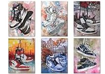 6Pcs Graffiti Sneakers Wall Art Pri