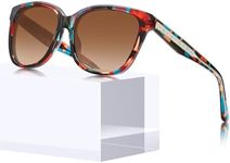CARFIA Cateye Polarised Sunglasses for Womens UV400 Protection Retro Fashion Eyewear with Hand-crafted Acetate Frame for Outdoor Lifestyle