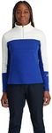 Spyder Women's Standard Speed Half Zip Fleece Jacket, Electric Blue