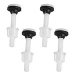 4 Pcs Toilet Tank Screw Plastic Toilet Tank Bolts White Toilet Tank Fixing Fitting for Toilets Tank Repair