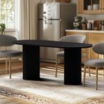 Dining Table – Durable & Sustainable Materials, Easy Assembly, Stable & Sturdy, Modern Design with Ergonomic Comfort, Protective Finish, Affordable Premium Features for Family & Entertaining