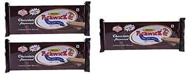 Pickwick Wafer Biscuits – Chocolate Flavour | Combo Pack (200gm x 3) | Made with Rich Cocoa | Crispy, Creamy, Crunchy Wafer Biscuits Combo Pack - Delicious Snack for Every Craving