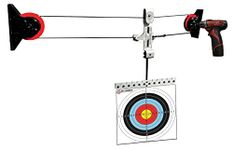 Shooting Target Kit, Zip Range, Zip Targets, Paper Targets, Pistol Practice, Air Rifles, Airsoft, Paintball, Slingshot, 12 x 18 inch Silhouette Splatter Target, Moving Target, clay, 100ft Paracord