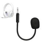 kwmobile Microphone Compatible with Logitech G735 - Replacement Mic for Gaming Headphones - Black