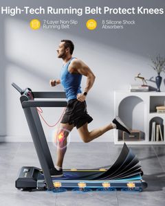 2-in-1 Folding Treadmill – 2.5HP Motor, Compact Home Fitness