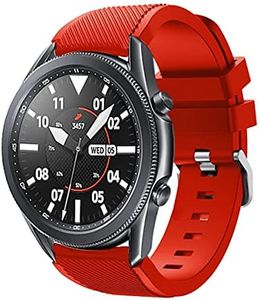 Bands for Samsung Gear S3 Frontier/Classic Watch Silicone Bracelet, Sports Silicone Band Strap Replacement Wristband for Samsung Gear S3 Frontier / S3 Classic (Red)