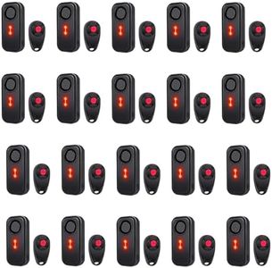 KCMYTONER Car Alarm System,113dB Security Alarm with Motion Sensor,Anti-Theft Vehicle Alarm, Red LED Light,IP66 Waterproof,for Cars,Motorcycles,Trucks(20PK)