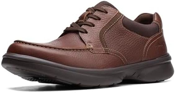 Clarks Mens Bradley Vibe, Tan Tumbled, 8.5 Wide