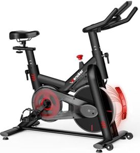 Wenoker Magnetic Exercise Bike,Stationary Bike for Home with APP | Low Noise Spin Bike with 350lbs Weight Capacity, Adjustable Seat & Handlebars,Fitness Courses for Weight Loss