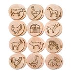 Farm Animal Memory Matching Game - Tree Fort Toys - Wood Montessori Learning Toy