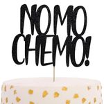 No Mo Chemo Cake Topper - Cancer Free Cake Topper, Cancer Sucks Cake Topper, Celebrating Cancer Free, Cancer Survivor, Cancer Free Party Decorations (No Mo Chemo Cake Topper)