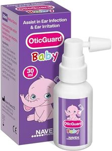 NAVEH PHARMA Otic Guard Baby - Natural Ear Spray Drops | Organic Herbal Sweet Oil Blend 3 in 1| Itchy Ear, Swimmer's Ear, & Ear Wax Removal | Clogged Ears | 1 Fl Oz