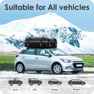 BOYUJK Car Roof Bag 425L – Waterproof Cargo Carrier