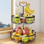 SAYZH 2-Tier Fruit Basket Bowl Vege