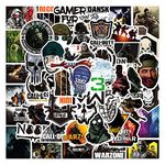 Call of Duty Stickers 50 PCS Vinyl Waterproof Game Graffiti Stickers for Laptop Water Bottle Bumper Luggage Snowboard Skateboard Refrigerator Computer Car for Teens Kids