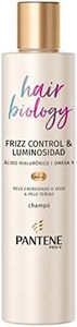 Pantene Pro-V Hair Biology Frizz Control and Luminosity Shampoo 250 ml, for Frizzy or Dry Hair and Coloured Hair