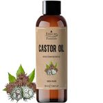 Castor Oil for Hair Growth 100ml - Pure Castor Oil for Skin, Castor Oil for Eyelashes - Cold Pressed Hexane Free - Ideal for Eyelashes & Hair - 100% Natural, Pure Castor Oil for Eyebrows