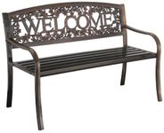 Metal Welcome Bench