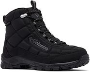 Columbia Men's Firecamp Boot, 2024 Black/City Grey, 10.5