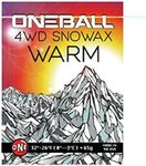 One Mfg 4WD Warm Snowboard & Ski Wax 165g - Fast, Affordable Performance for All Snow Temperatures and Conditions
