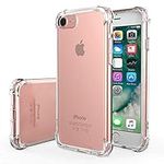 SFthingsss Case for iPhone SE 2022 iPhone 7/8 / SE 2020, Clear Shockproof TPU Soft Bumper Phone Case Cover for iPhone SE 2020, iPhone 8, iPhone 7 4.7"