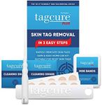 Skin Tag Removal Kit by Tagcure, Non-Invasive, Easy-to-Use Skin Tag Remover with Permanent Results, at-Home Safe Solution, Includes Removal Device, Bands & Cleansing Swabs