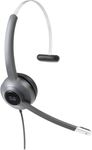 Cisco Headset 521, Wired Single On-Ear 3.5mm Headset with USB-C Adapter, Charcoal, 2-Year Limited Liability Warranty (CP-HS-W-521-USBC)