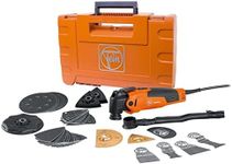 Fein FMM350QSL MultiMaster Corded Oscillating Multi-Tool Top Kit with QuickStart and StarlockPlus for Snap-Fit Accessory Change - 350W, Includes Case - 72295261090