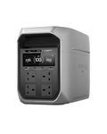 EF ECOFLOW DELTA 3 Max Plus Portable Power Station, 2048Wh, Expandable Capacity Up to 10kWh, LiFePO4, 3000W AC Output, 0–80% Fast Charge in 47 min, 10ms UPS Backup, Solar Generator for Home, Camping