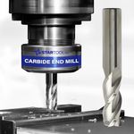 Star Tool Inc Carbide Square End Mill - Submicron Grain Carbide End Mill for Aluminum/Non-Ferrous Materials - 3 Flute - 5/8" - Made in USA - EM-58341625SQ