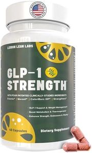 GLP-1 Strength, GLP-1 Supplement Support, Promote Fat Loss & Metabolic Health, Enhance Muscle Strength & Endurance, Support Weight Management, Eriomin, Morosil, CaloriBurnGP, Strengthera (60 Capsules)