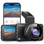 Crossbeats RoadEye 2025 Latest Dash Cam for Car, 3MP 1080P 170° Wide Angle Front Dashcam for car, 3" LCD Screen & ADAS, Night Vision Dashboard Car Camera, G-Sensor, Loop & Emergency Recording