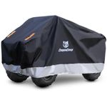 CoukouCover Waterproof Heavy Duty ATV Cover, All Season Weather Outdoor Protection 4 Wheeler Quad Cover with Reflective Strip for Honda Kawasaki Yamaha Suzuki (XXXL 100")