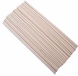 Ruwado 60 Pcs 12 Inch Wooden Dowel Rods 5 mm Diameter Natural Unfinished Wood Short Hardwood Sticks for Crafting Project DIY House Decoration Photo Painting Props Cake Toppers Centerpiece