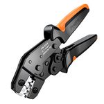 Preciva Crimping Tool AWG26-18, Ratchet Crimping Plier 0.1-1.0mm², JST Crimping Tool for 2.54mm 3.96mm, KF2510 etc. Connector, ATX, EPS, PCIE, SATA
