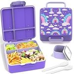 WAKSOX Bento Lunch Box for Kids - L