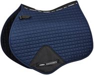 WeatherBeeta Prime Jump Shaped Saddle Pad, Navy, Full