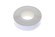 WoodPress® 22mm Matt White Melamine Edging, Pre-Glued Veneer Tape – 7.5m Roll - Iron-On for Easy DIY Application – Will Cover the Edge of a Standard MDF Panel