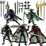Titan13 Action Figure,Dummy Robot 13 Action Figure,3D Printed Multi Jointed Movable Robot Action Figure,Nova 13 Action Figure for Collectors Desktop Decorations (Assembly Completed - 5PCS)