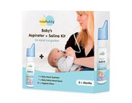 Nasobuddy Baby's Aspirator + Saline Kit Most efficient way to relieve baby's nasal congestion, clear baby's nose (0-5 years)