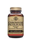 Solgar Chromium Picolinate 200 µg Vegetable Capsules - Pack of 90 - High Absorption Rate - Supports a Healthy Metabolism and Blood Glucose Level - Vegan and Gluten Free Gold