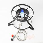 Vivicreate 5PSIG Super Heavy Duty High Pressure Propane Camping Garden Camp Stove Cooker Side Burner Turkey Stove