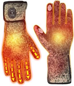 KEMIMOTO Heated Hunting Gloves Camo, Thin Flexible 3 Heat Settings 149°F