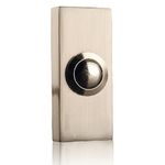 Byron 2204BN Wired Bell Push - Bushed Nickel