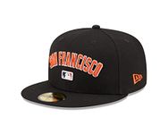 New Era San Francisco Giants Black MLB Team 59Fifty Basecap - 7 5/8-61cm (XL)